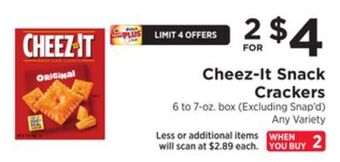 ShopRite Snack crackers offer