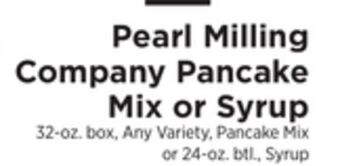 ShopRite Pancake mix or syrup offer