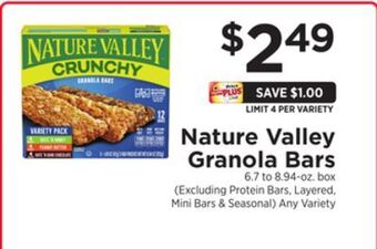 ShopRite Granola bars offer
