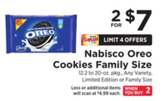 ShopRite Oreo cookies family size offer