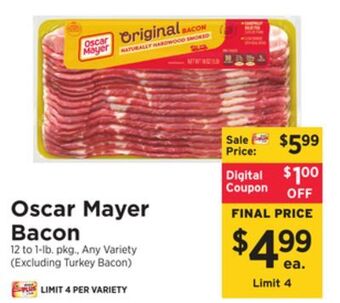 ShopRite Bacon offer