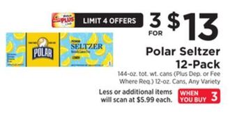 ShopRite Seltzer 12-pack offer