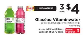 ShopRite Vitaminwater offer