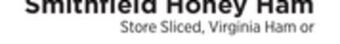 ShopRite Honey ham offer