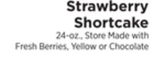 ShopRite Strawberry shortcake offer