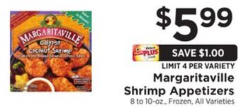 ShopRite Shrimp appetizers offer