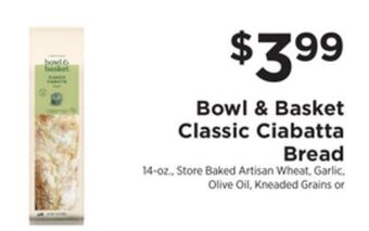 ShopRite Classic ciabatta bread offer