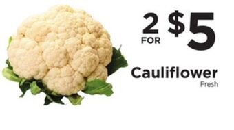 ShopRite Cauliflower offer