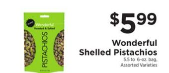 ShopRite Shelled pistachios offer