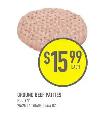 US Foods Chef's Store Ground Beef Patties Holten offer