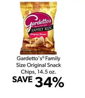 Commissary Gardetto's Family Size Original Snack Chips, 14.5 Oz. offer