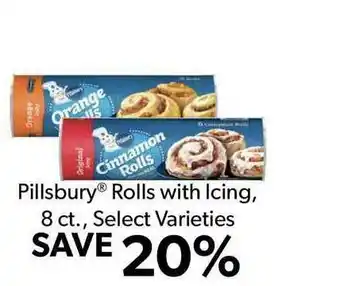 Commissary Pillsbury® Rolls With Icing, 8 Ct. offer