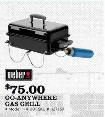 McLendon Weber Go-Anywhere Gas Grill offer