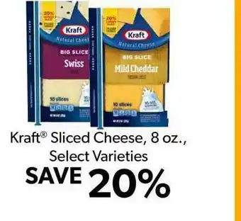 Commissary Kraft® Sliced Cheese, 8 Oz. offer