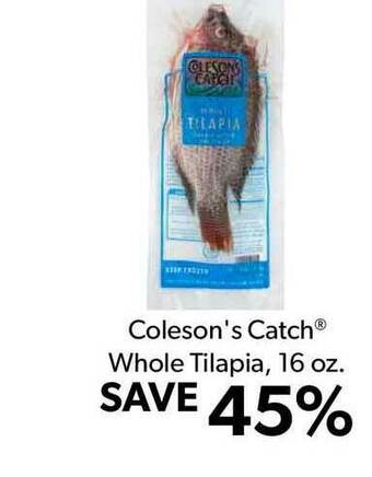 Commissary Coleson's Catch® Whole Tilapia, 16 Oz. offer