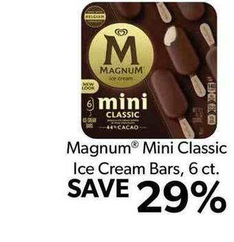 Commissary Magnum® Mini Classic Ice Cream Bars, 6 Ct. offer