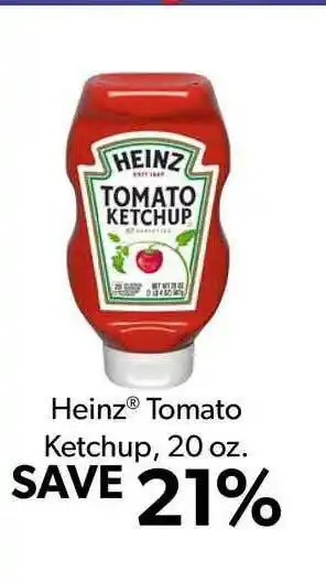 Commissary Heinz® Tomato Ketchup, 20 Oz. offer