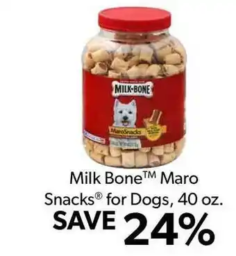 Commissary Milk Bone™ Maro Snacks® For Dogs, 40 Oz. offer
