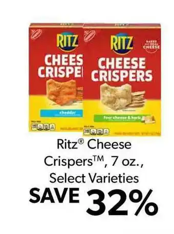 Commissary Ritz® Cheese Crispers™ 7 Oz. offer