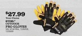 McLendon Stihl® Outdoor Pro Gloves offer