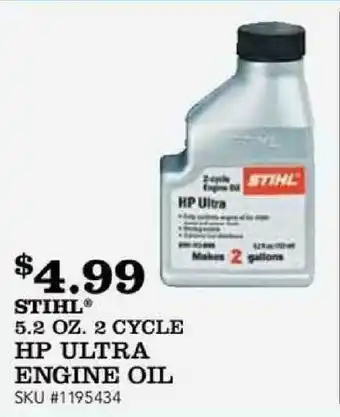 McLendon Stihl® 5.2 Oz 2 Cycle HP Ultra Engine Oil offer
