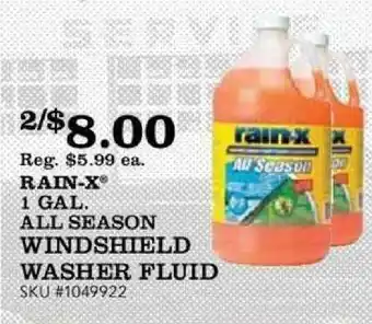 Rain-X® 1 Gal. All Season Windshield Washer Fluid