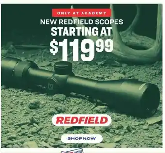 Academy New Redfield Scopes offer