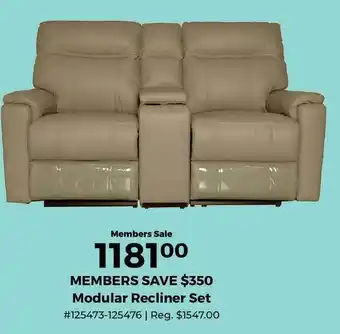 Camping World Modular Recliner Set offer