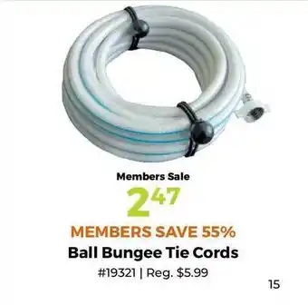 Ball Bungee Tie Cords