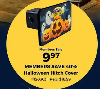 Camping World Halloween Hitch Cover offer
