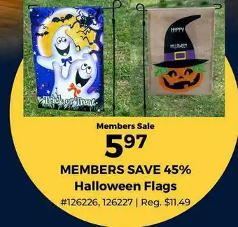 Camping World Halloween Flags offer