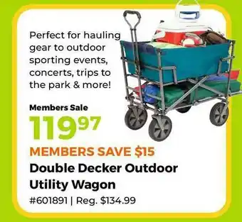 Double Decker Outdoor Utility Wagon