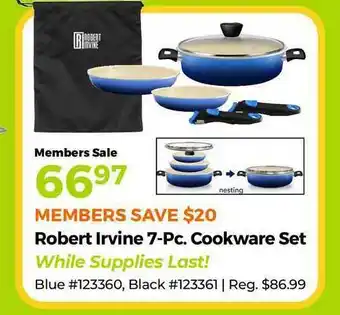 Camping World Robert Irvine 7-Pc. Cookware Set offer