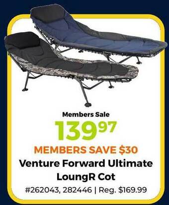 Venture Forward Ultimate LoungR Cot