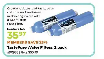 Camping World TastePure Water Filters, 2 Pack offer