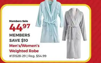 Men's-Women's Weighted Robe