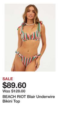 Victoria's Secret Beach riot blair underwire bikini top offer