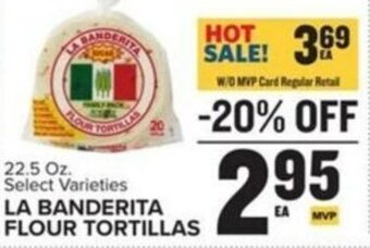 Food Lion LA BANDERITA FLOUR TORTILLAS offer