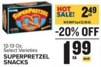 Food Lion SUPERPRETZEL SNACKS offer