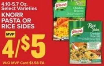 Food Lion KNORR PASTA OR RICE SIDES offer