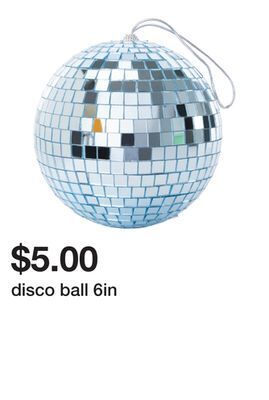 Five Below Disco ball 6in offer