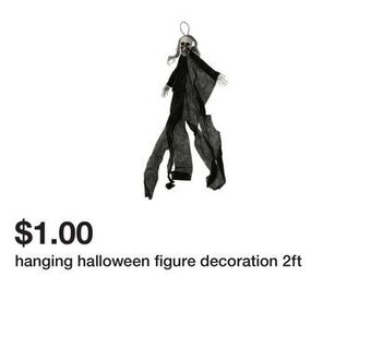 Five Below Hanging halloween figure decoration 2ft offer