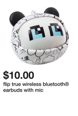 Five Below Flip true wireless bluetooth® earbuds with mic offer