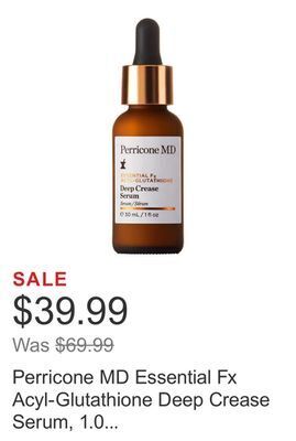 Costco Perricone md essential fx acyl-glutathione deep crease serum, 1.0 fl oz offer