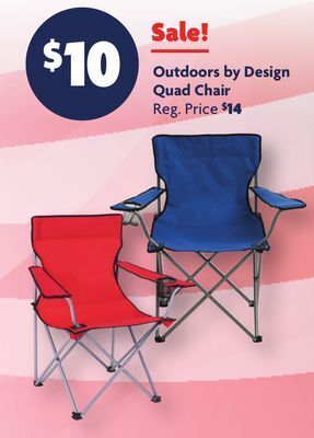Family Dollar Outdoors by design quad chair offer