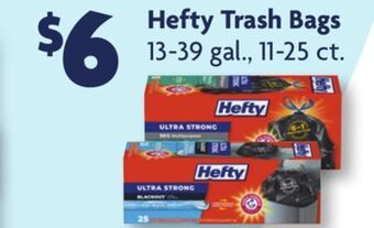Family Dollar Hefty trash bags offer