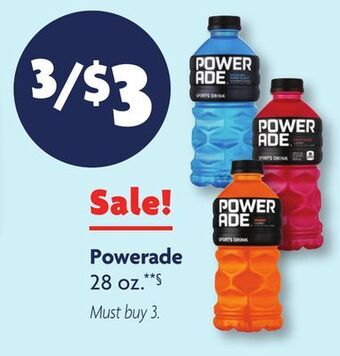 Family Dollar Powerade offer