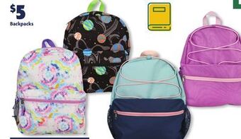 Family Dollar Backpacks offer