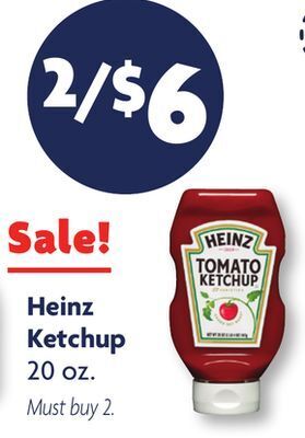 Family Dollar Heinz ketchup offer