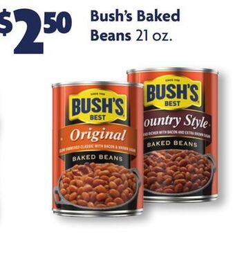Family Dollar Bush's baked beans offer